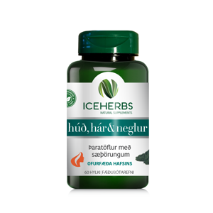 Iceherbs húð, hár og neglur 60 hylki