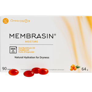 Membrasin Moisture bætiefni fyrir slímhúð 90 hylki.