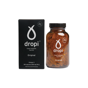 Dropi Þorskalýsi 180 hylki