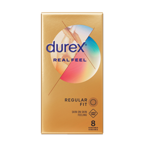 Durex Real Feel smokkar 8 stk. - latexfríir