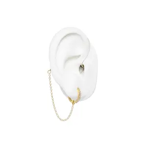 Deaf Metal Mileena Gull Eyrnalokkur