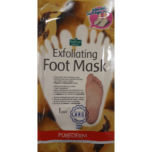 Purederm Exfoliating Foot Mask fyrir stærri fætur 1 stk.