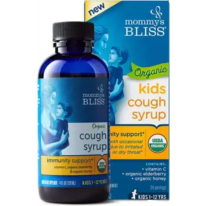 Mommys Bliss Cough Syrup fyrir börn 1-12 ára