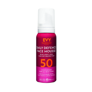 EVY Daily Defence Face Mousse Blue Light/DNA moisturiser SPF50
