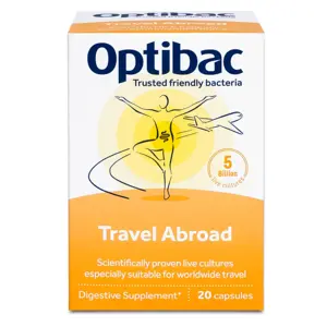 Optibac góðgerlar fyrir ferðalagið, 20 hylki