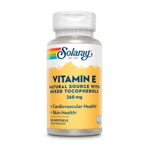 Solaray E vítamín 400iu 50 hylki