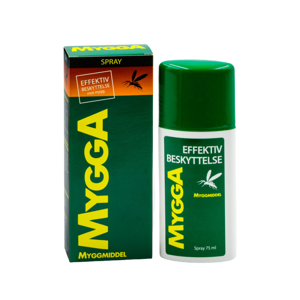 Mygga 9,5 % DEET sprey 75 ml.