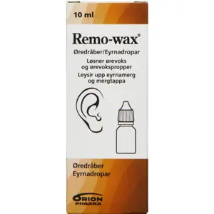 Remo-wax eyrnadropar 10 ml.