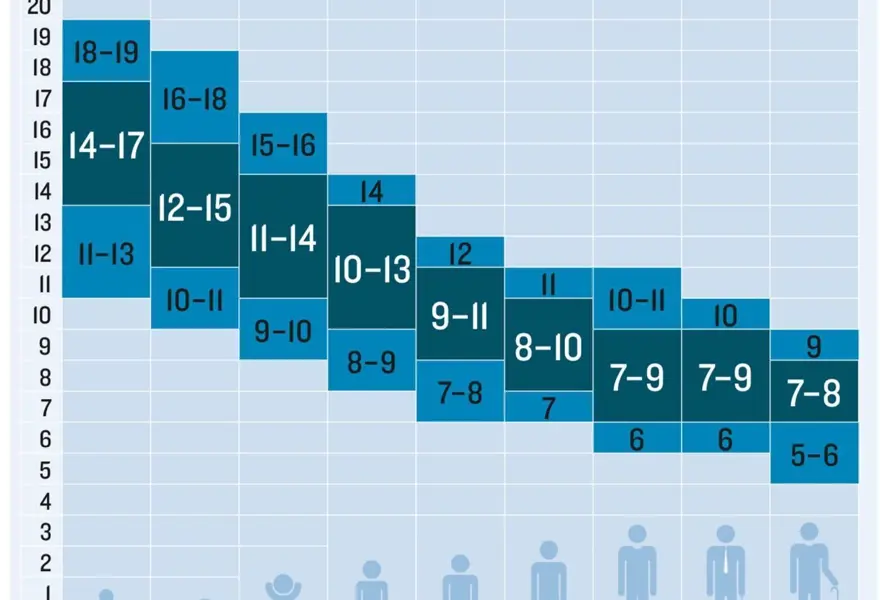 Recommended Sleep Chart 1647596558217